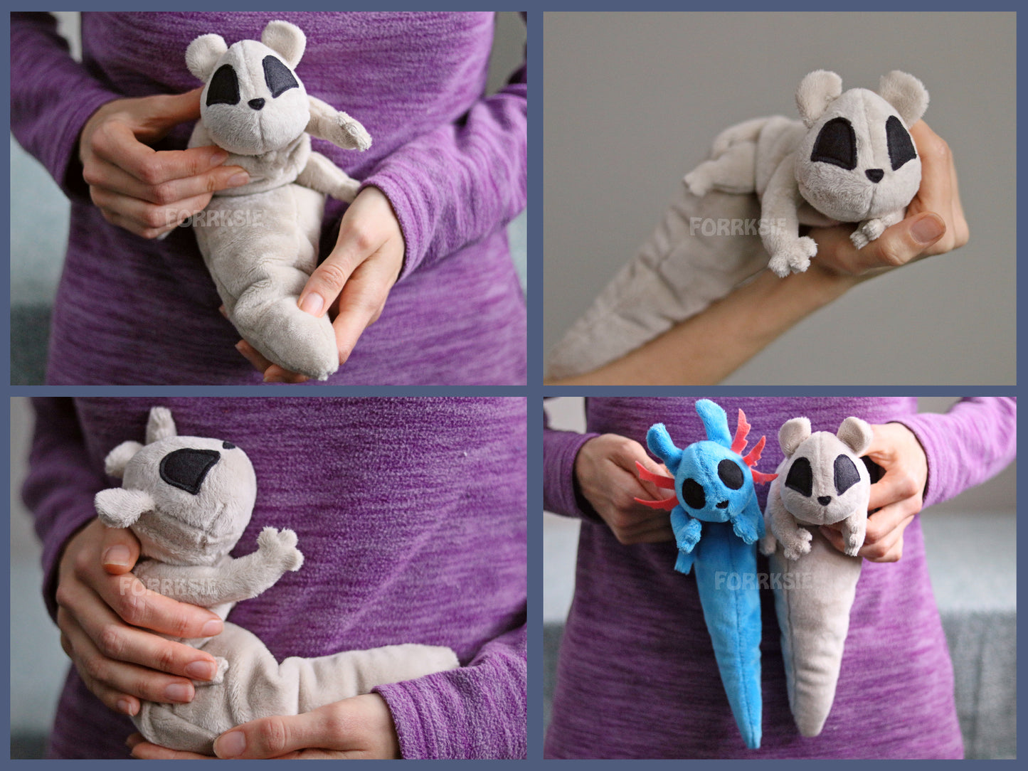 PRE-ORDER 13 inches weighted Slugcat plushie, Rain World, Downpour, with MAGNETS