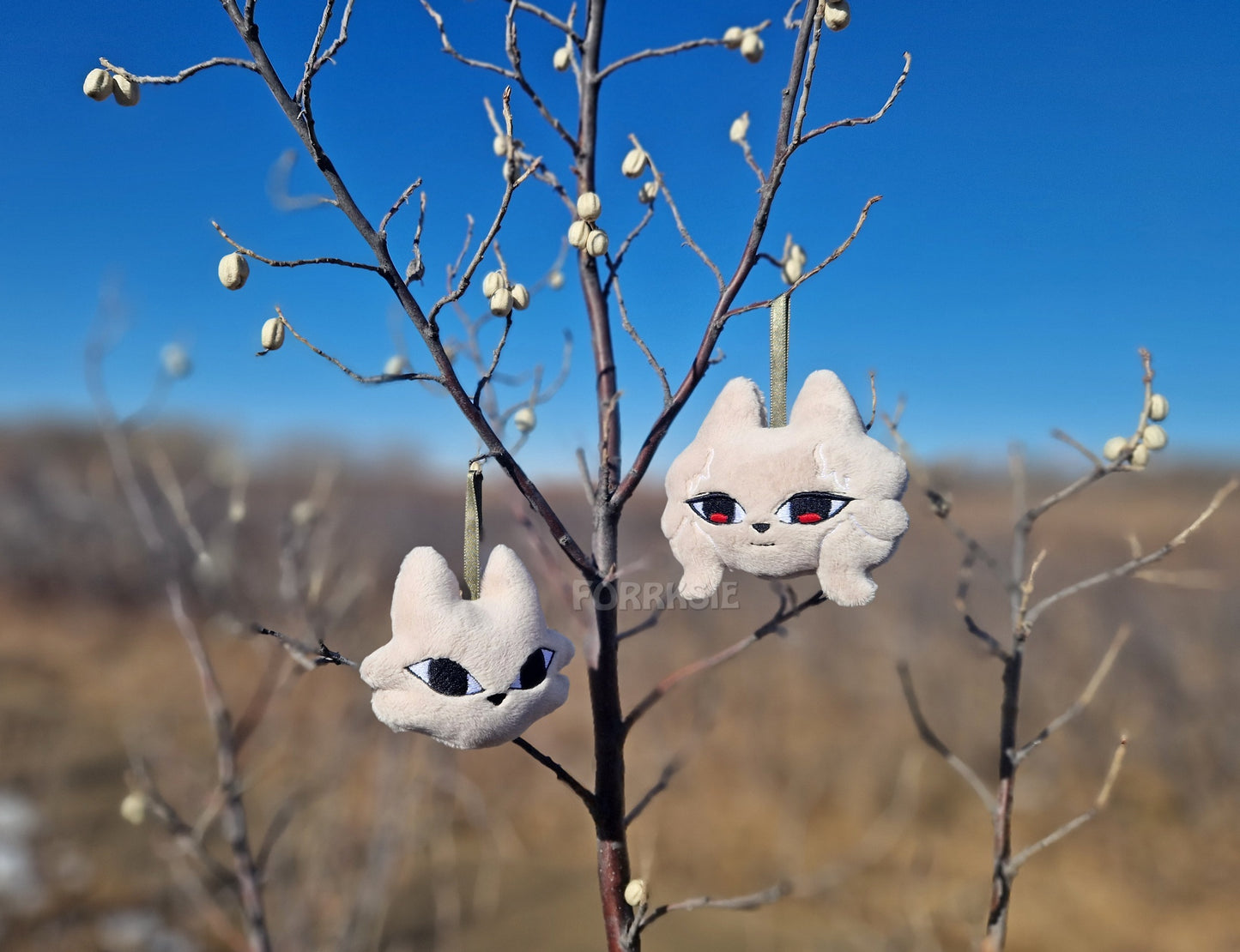 Nine Sols, Yi and Heng plush charms - READY TO SHIP