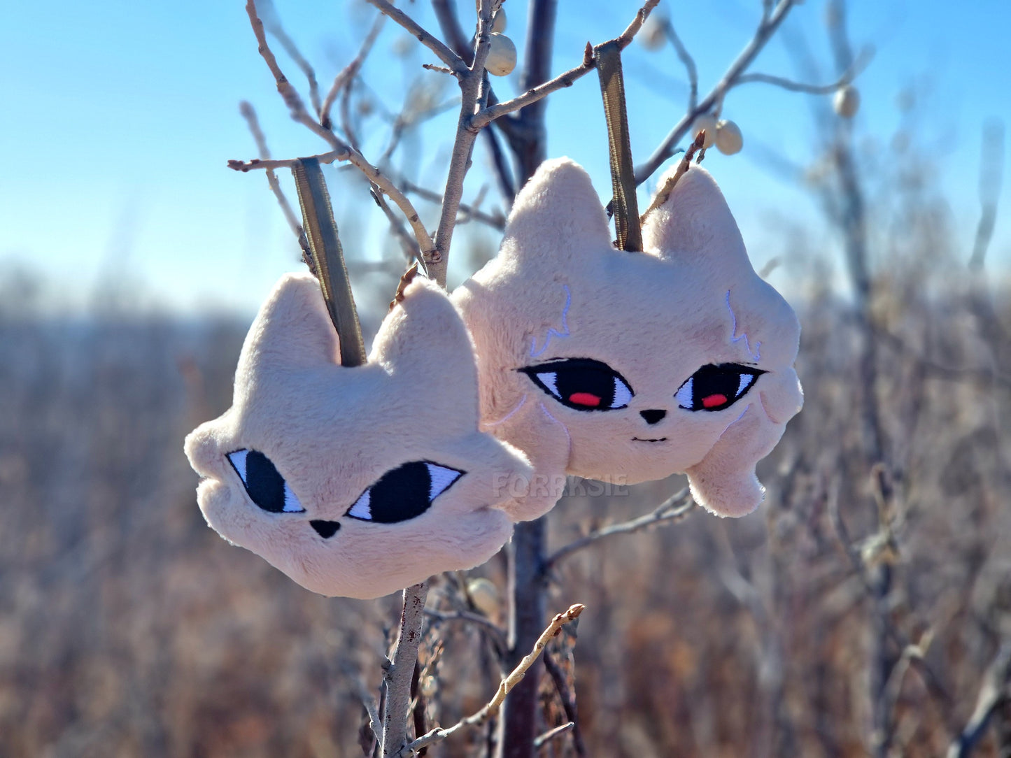 Nine Sols, Yi and Heng plush charms - READY TO SHIP