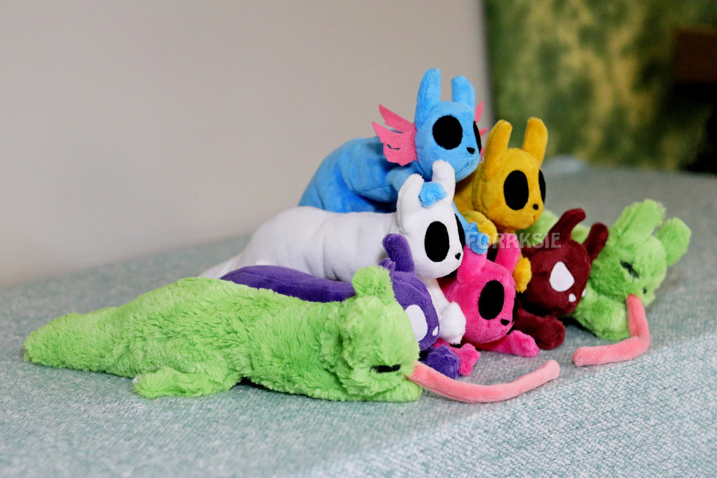 PRE-ORDER 13 inches weighted Slugcat plushie, Rain World, Downpour, with MAGNETS