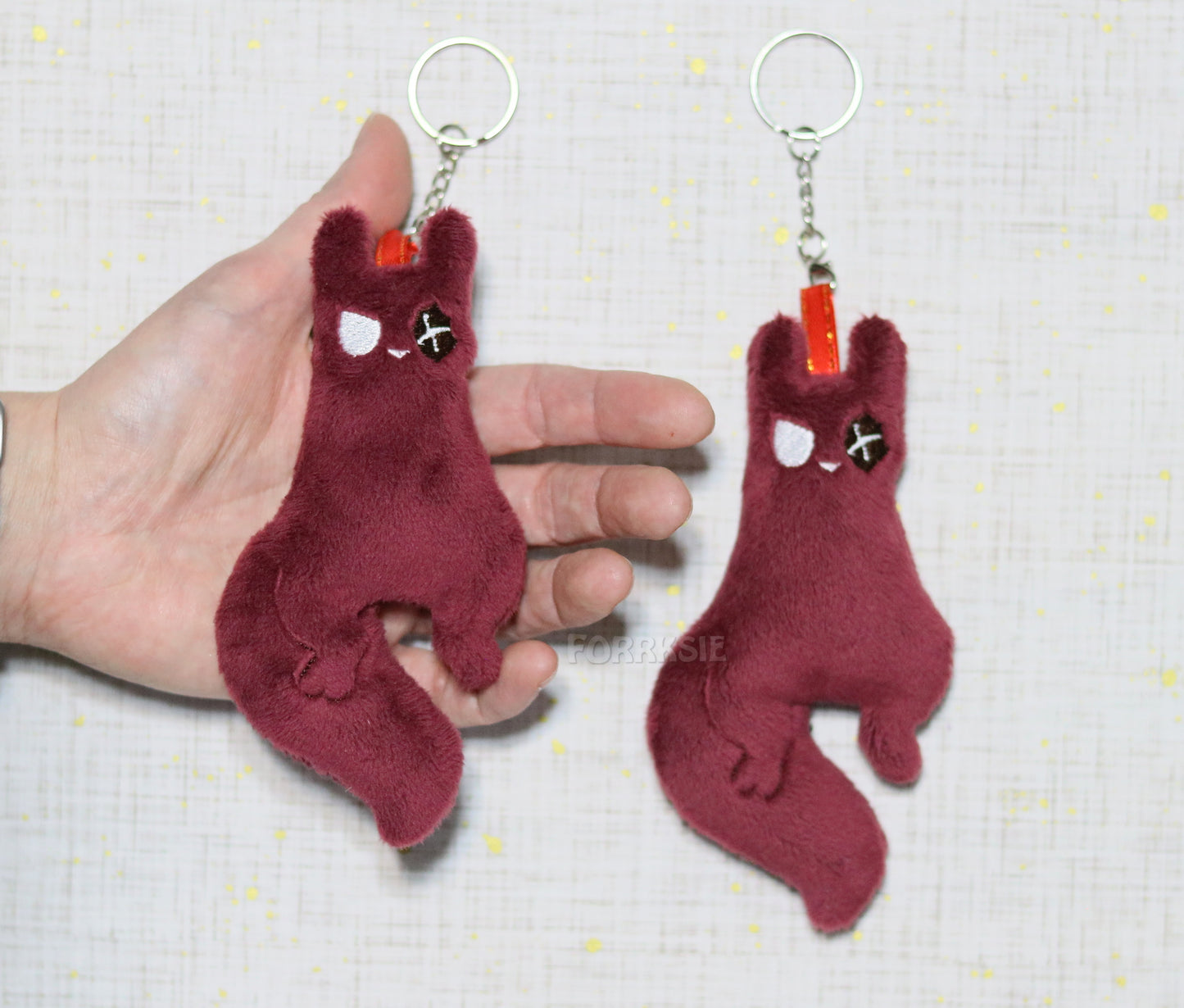 Charms Rain World, Slugcat keychains - READY TO SHIP