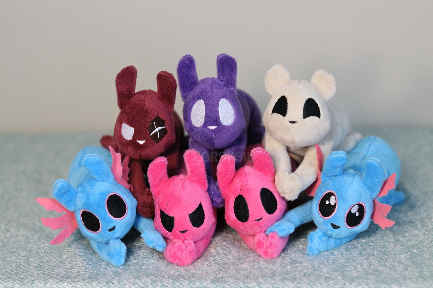 PRE-ORDER 13 inches weighted Slugcat plushie, Rain World, Downpour, with MAGNETS