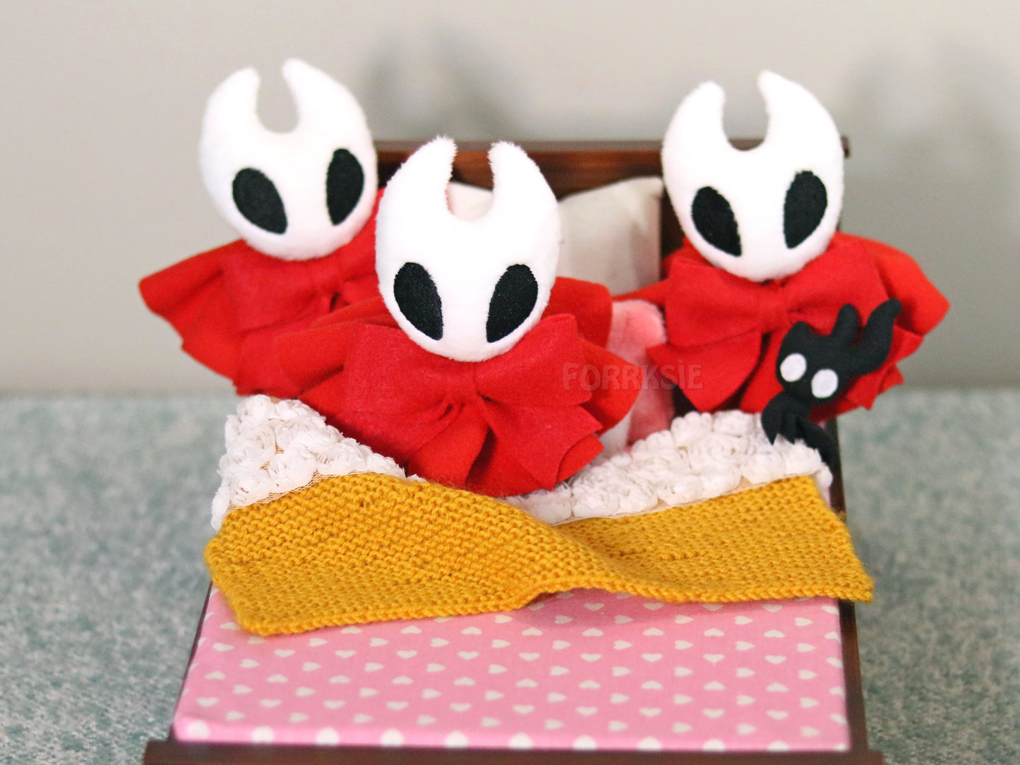 Hollow Knight mini art plush, collectible - READY TO SHIP