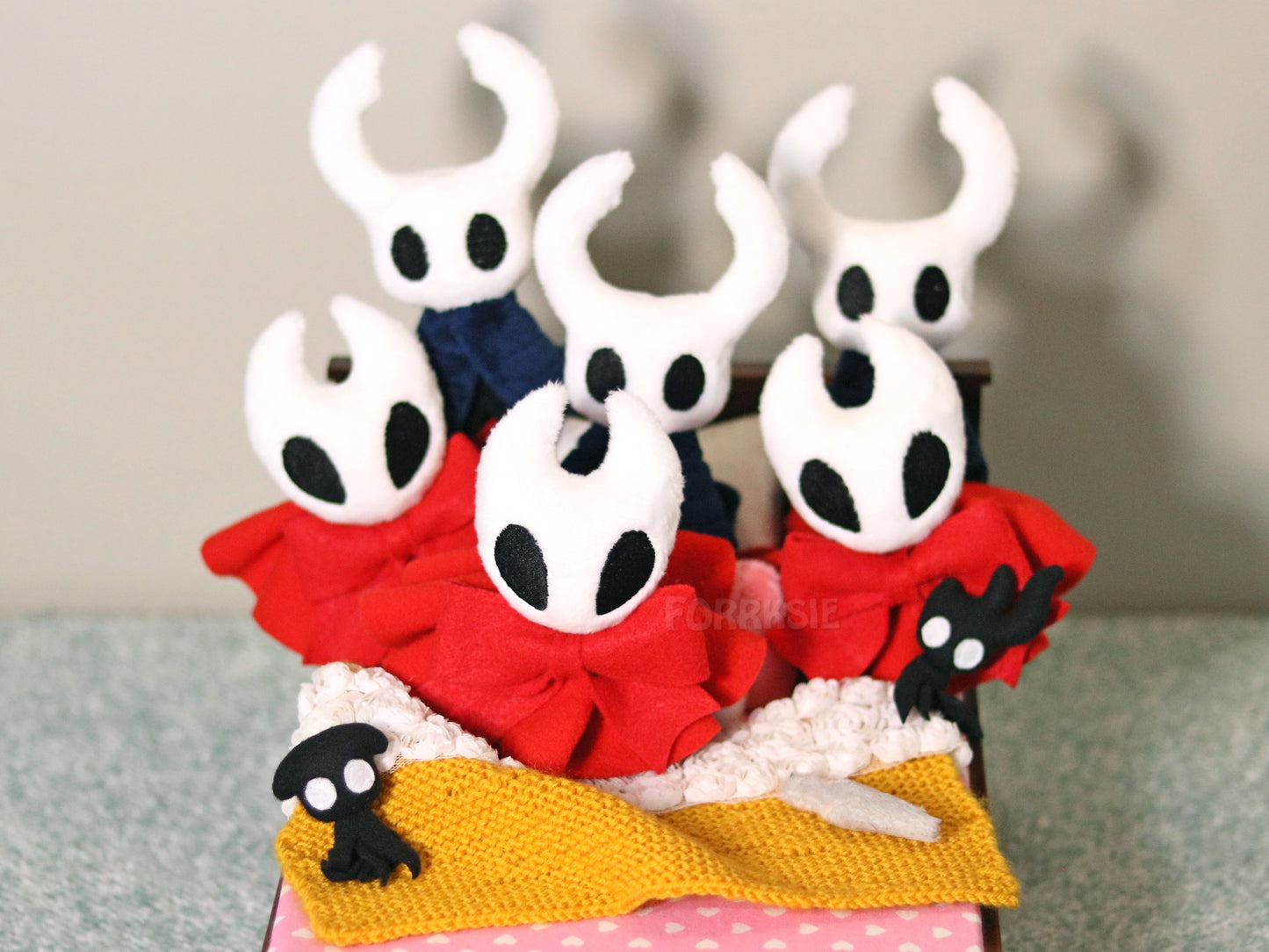 Hollow Knight mini art plush, collectible - READY TO SHIP
