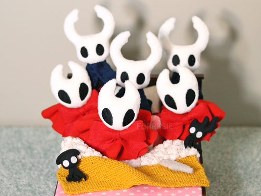 Hollow Knight mini art plush, collectible - READY TO SHIP