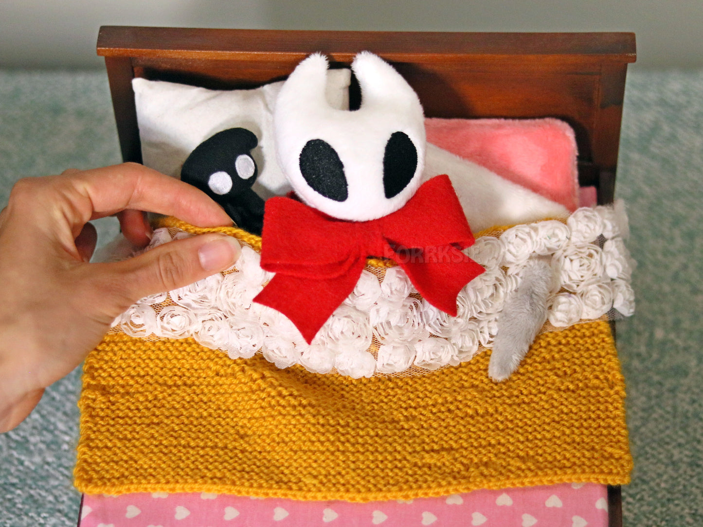 Hollow Knight mini art plush, collectible - READY TO SHIP