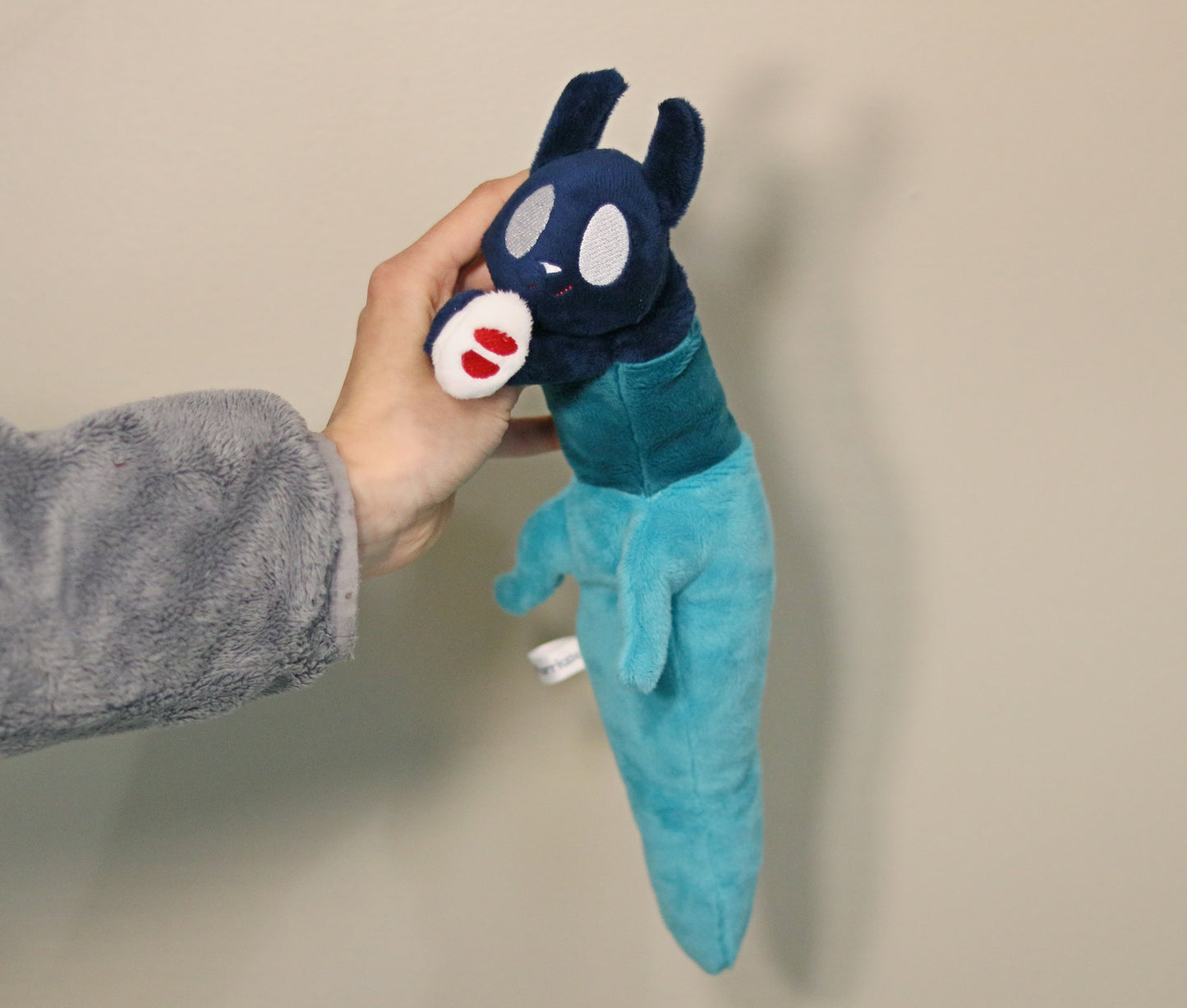 PRE-ORDER 13 inches weighted Slugcat plushie, Rain World, Downpour, with MAGNETS