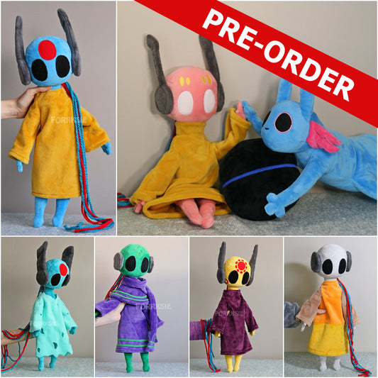 PRE-ORDER iterator plushie 57cm/22.5 inches, Rain World, Downpour, with MAGNETS
