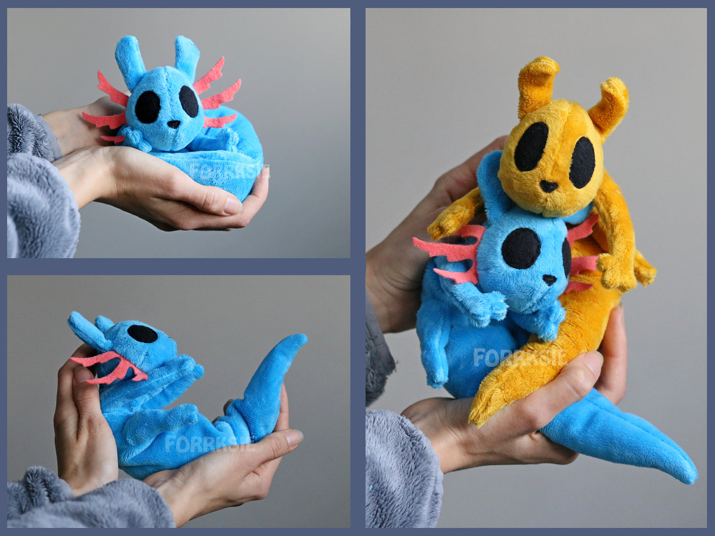 PRE-ORDER 13 inches weighted Slugcat plushie, Rain World, Downpour, with MAGNETS